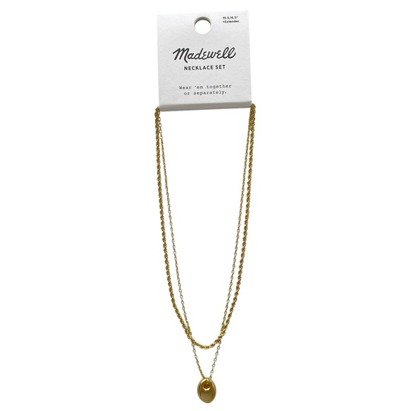 NWT Madewell necklace set - Picture 1 of 3